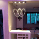 GobekUsa Crystal Chandelier: Modern Dining Table & Bar Lamp for Bedroom & Dining Room Lighting