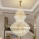GobekUsa Crystal Chandelier: Modern Duplex Loft & Villa Living Room Lighting