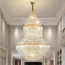 GobekUsa Crystal Chandelier: Modern Duplex Loft & Villa Living Room Lighting