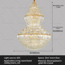 GobekUsa Crystal Chandelier: Modern Duplex Loft & Villa Living Room Lighting