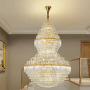 GobekUsa Crystal Chandelier: Modern Duplex Loft & Villa Living Room Lighting