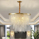 GobekUsa Crystal Chandelier: Modern Elegance for Living, Dining, and Bedroom