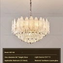 GobekUsa Crystal Chandelier: Modern Elegance for Living Room, Bedroom - High-End Luxury Lighting
