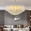 GobekUsa Crystal Chandelier: Modern Elegance for Living Room, Bedroom - High-End Luxury Lighting