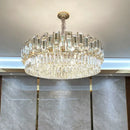 GobekUsa Crystal Chandelier: Modern Elegant Lighting for Living Room, Bedroom, Kitchen