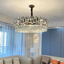 GobekUsa Crystal Chandelier: Modern Elegant Lighting for Living Room, Bedroom, Kitchen