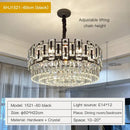 GobekUsa Crystal Chandelier: Modern Elegant Lighting for Living Room, Bedroom, Kitchen