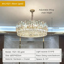 GobekUsa Crystal Chandelier: Modern Elegant Lighting for Living Room, Bedroom, Kitchen