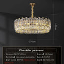 GobekUsa Crystal Chandelier: Modern High-End Luxury for Living, Dining & Master Bedrooms