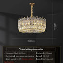 GobekUsa Crystal Chandelier: Modern High-End Luxury for Living, Dining & Master Bedrooms
