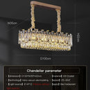 GobekUsa Crystal Chandelier: Modern High-End Luxury for Living, Dining & Master Bedrooms