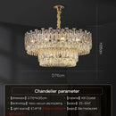 GobekUsa Crystal Chandelier: Modern High-End Luxury for Living, Dining & Master Bedrooms
