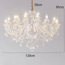 GobekUsa Crystal Chandelier: Modern Home Decoration Pendant Lights for Living & Dining Room