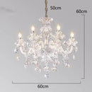 GobekUsa Crystal Chandelier: Modern Home Decoration Pendant Lights for Living & Dining Room