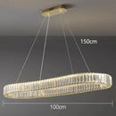 GobekUsa Crystal Chandelier: Modern Home Decoration Pendant Lights for Living and Dining Room