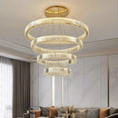 GobekUsa Crystal Chandelier: Modern Home & Dining Room Pendant Lighting