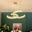 GobekUsa Crystal Chandelier: Modern Home & Dining Room Pendant Light, Interior Lighting