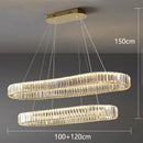 GobekUsa Crystal Chandelier: Modern Home & Dining Room Pendant Lighting