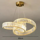 GobekUsa Crystal Chandelier: Modern Home & Dining Room Pendant Light, Interior Lighting