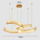 GobekUsa Crystal Chandelier: Modern Home & Dining Room Pendant Light, Interior Lighting