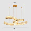 GobekUsa Crystal Chandelier: Modern Home & Dining Room Pendant Light, Interior Lighting