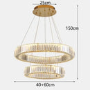 GobekUsa Crystal Chandelier: Modern Home & Dining Room Pendant Lighting