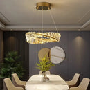 GobekUsa Crystal Chandelier: Modern Home Interior Lighting, Living & Dining Room Pendant Lights