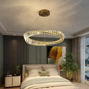 GobekUsa Crystal Chandelier: Modern Home Interior Lighting, Living & Dining Room Pendant Lights