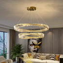 GobekUsa Crystal Chandelier: Modern Home Interior Lighting, Living & Dining Room Pendant Lights