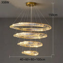 GobekUsa Crystal Chandelier: Modern Home Interior Lighting, Living & Dining Room Pendant Lights