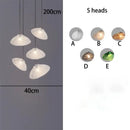 GobekUsa Crystal Chandelier: Modern Home Stair Pendant Lamp for Living Room Interior Lighting