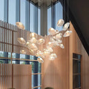 GobekUsa Crystal Chandelier: Modern Home Stair Pendant Lamp for Living Room Interior Lighting