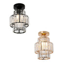 GobekUsa Crystal Chandelier: Modern LED Ceiling Lamp for Living Room, Hotel Lobby, and Hallway