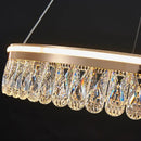 GobekUsa Crystal Chandelier: Modern LED Lighting for Luxurious Living Room, Dining Room, Bedroom