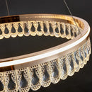 GobekUsa Crystal Chandelier: Modern LED Lighting for Luxurious Living Room, Dining Room, Bedroom