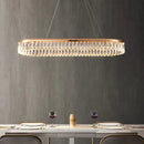 GobekUsa Crystal Chandelier: Modern LED Lighting for Luxurious Living Room, Dining Room, Bedroom