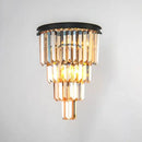 GobekUsa Crystal Chandelier: Modern LED Pendant Light in Gold/Black for Home Decor