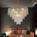 GobekUsa Crystal Chandelier: Modern LED Pendant Light for Home Decor