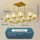 GobekUsa Crystal Chandelier: Modern Light Luxury for Living Room, Bedroom, Restaurant, Villa, Hotel