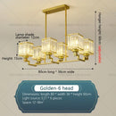 GobekUsa Crystal Chandelier: Modern Light Luxury for Living Room, Bedroom, Restaurant, Villa, Hotel