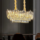 GobekUsa Crystal Chandelier: Modern Light Luxury for Living Room, Bedroom, Dining Room