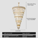 GobekUsa Crystal Chandelier: Modern Light Luxury for Living Room, Dining Room, and Bedroom