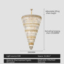 GobekUsa Crystal Chandelier: Modern Light Luxury for Living Room, Dining Room, and Bedroom