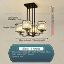 GobekUsa Crystal Chandelier: Modern Light Luxury for Living Room, Bedroom, Restaurant, Villa, Hotel