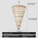GobekUsa Crystal Chandelier: Modern Light Luxury for Living Room, Dining Room, and Bedroom