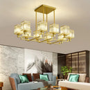 GobekUsa Crystal Chandelier: Modern Light Luxury for Living Room, Bedroom, Restaurant, Villa, Hotel