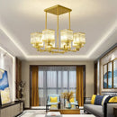 GobekUsa Crystal Chandelier: Modern Light Luxury for Living Room, Bedroom, Restaurant, Villa, Hotel