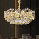 GobekUsa Crystal Chandelier: Modern Light Luxury for Living Room, Bedroom, Dining Room