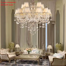 GobekUsa Crystal Chandelier: Modern Living Bedroom Lighting Fixture