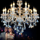 GobekUsa Crystal Chandelier: Modern Living Bedroom Lighting Fixture